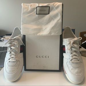 Gucci men’s white sneakers
